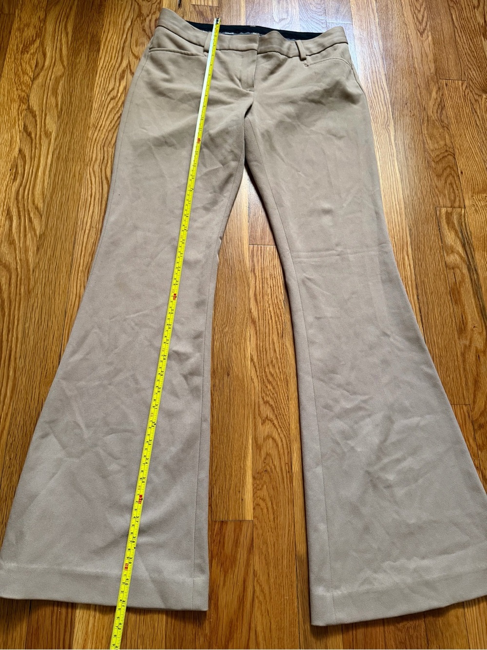EXPRESS Flared  Pants in Light beige